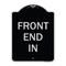 Signmission Designer Series Front End In, Black & Silver Heavy-Gauge Aluminum Sign, 24" x 18", BS-1824-23938 A-DES-BS-1824-23938 - alternate 1